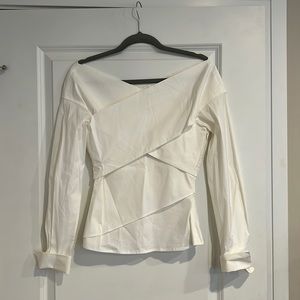 Theory off shoulder top.